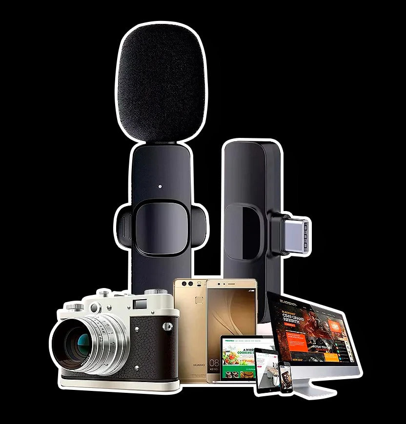 Micrófono de Solapa Inalámbrico para Android – Sonido Pro