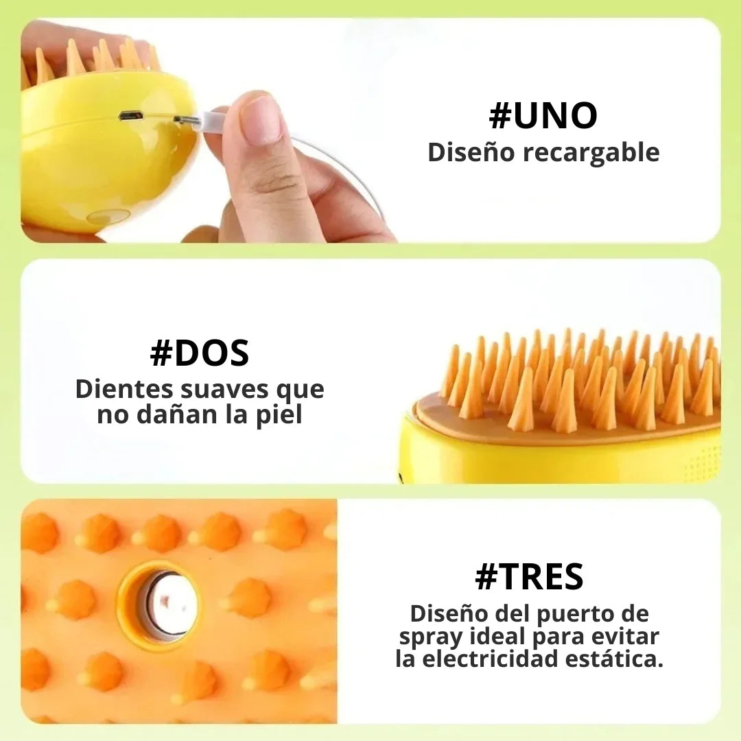 Cepillo Humidificador de Mascotas