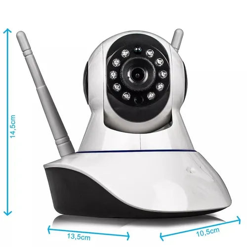Cámara 360° WiFi – Seguridad total en tu hogar