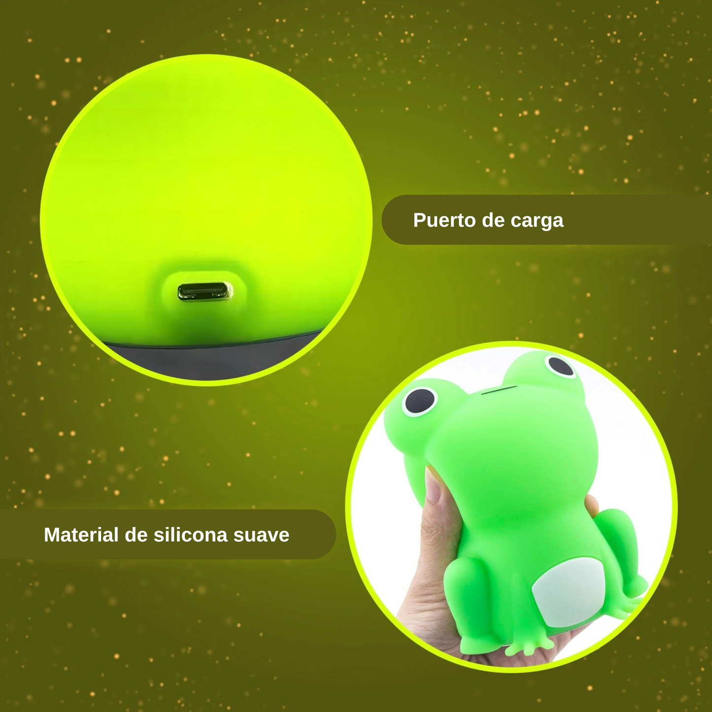 Lámpara Sensorial Touch Ranita